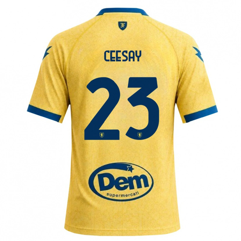 Danxen Mujer Camiseta Abubacar Ceesay #23 Caqui Negro Azul 1ª Equipación 2026/27 La Camisa México