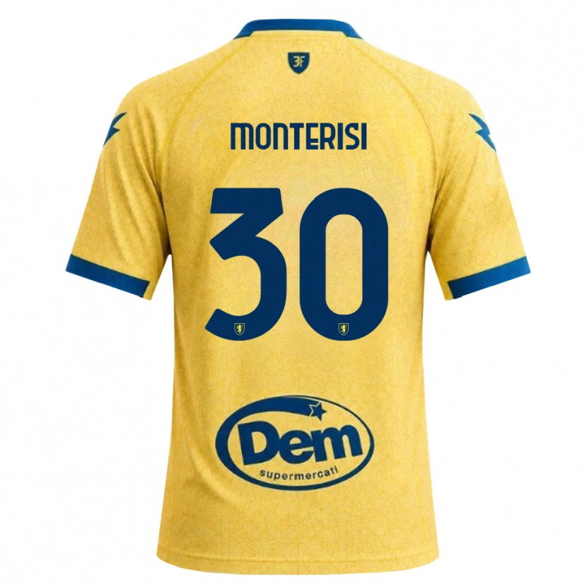 Danxen Mujer Camiseta Ilario Monterisi #30 Caqui Negro Azul 1ª Equipación 2026/27 La Camisa México