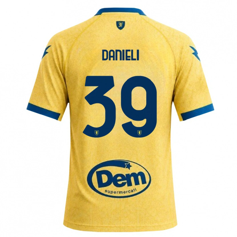 Danxen Mujer Camiseta Alessio Danieli #39 Caqui Negro Azul 1ª Equipación 2026/27 La Camisa México