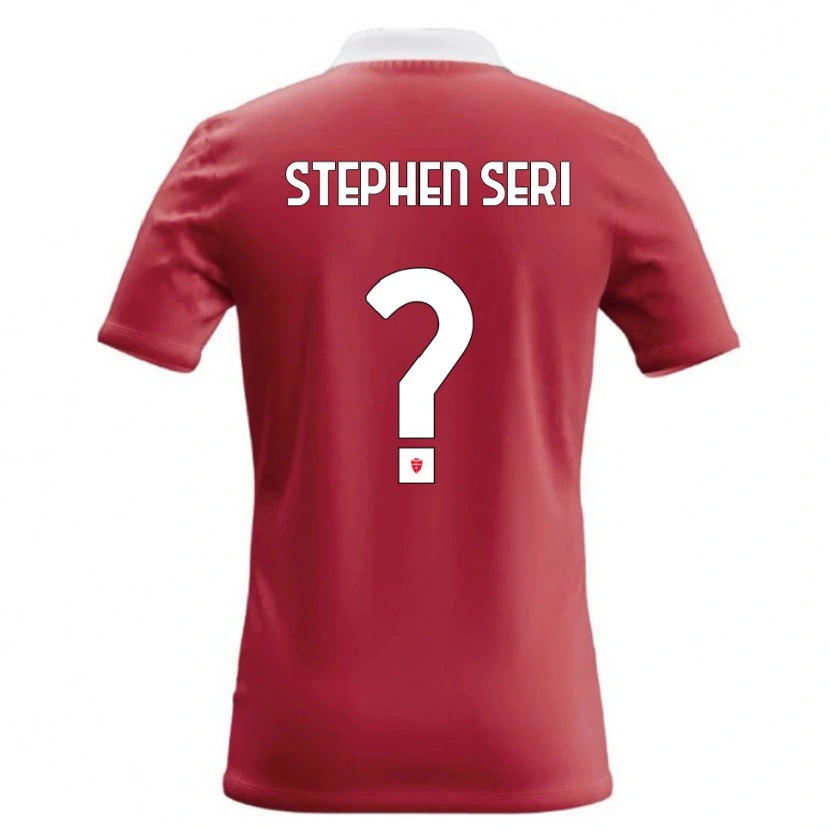 Danxen Mujer Camiseta Ange Stephen Seri #0 Rojo Blanco 1ª Equipación 2026/27 La Camisa México