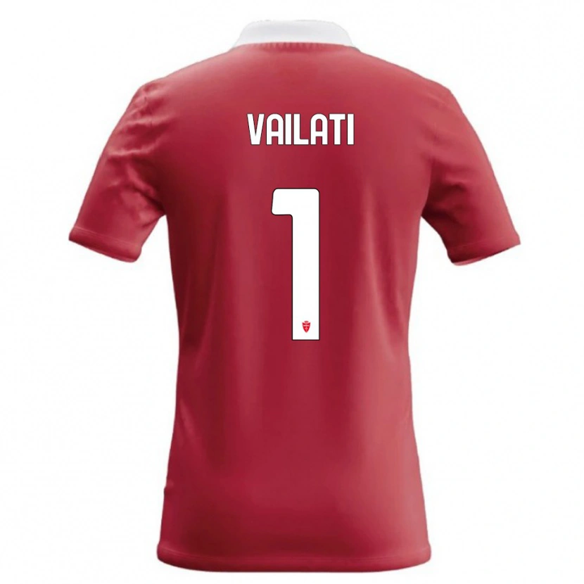 Danxen Mujer Camiseta Andrea Vailati #1 Rojo Blanco 1ª Equipación 2026/27 La Camisa México