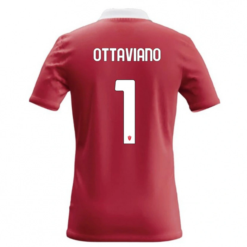 Danxen Mujer Camiseta Alessandro Ottaviano #1 Rojo Blanco 1ª Equipación 2026/27 La Camisa México
