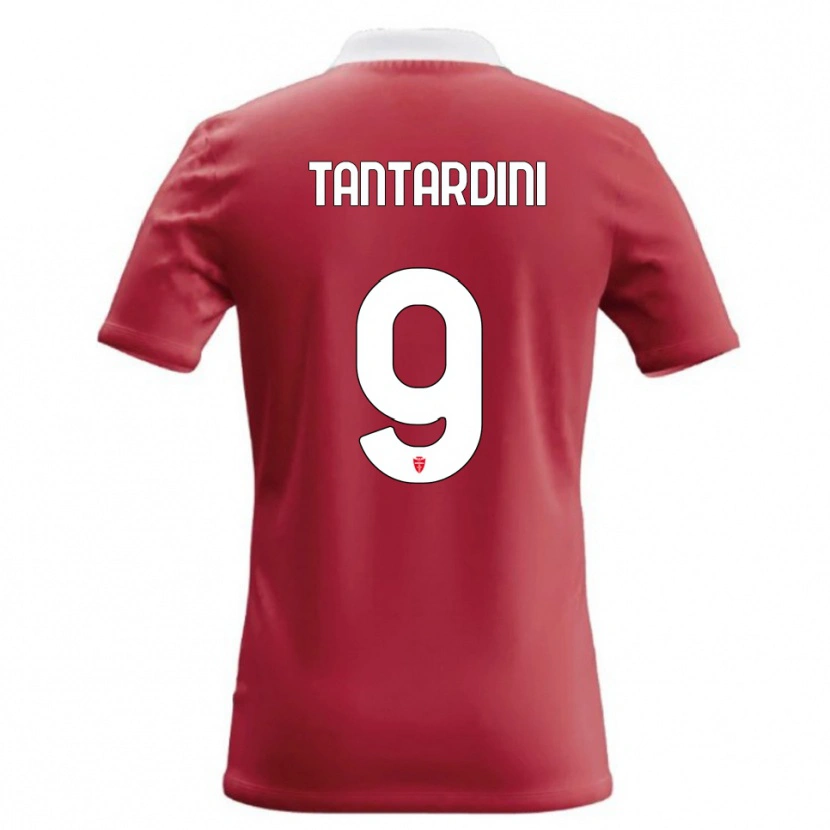 Danxen Mujer Camiseta Tommaso Tantardini #9 Rojo Blanco 1ª Equipación 2026/27 La Camisa México