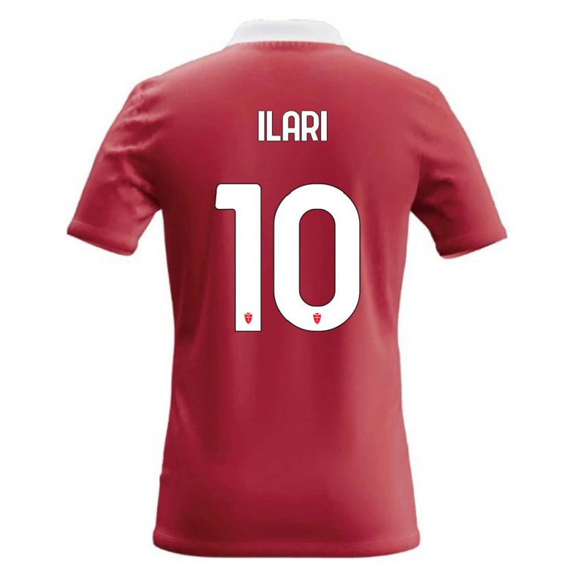 Danxen Mujer Camiseta Mario Ilari #10 Rojo Blanco 1ª Equipación 2026/27 La Camisa México