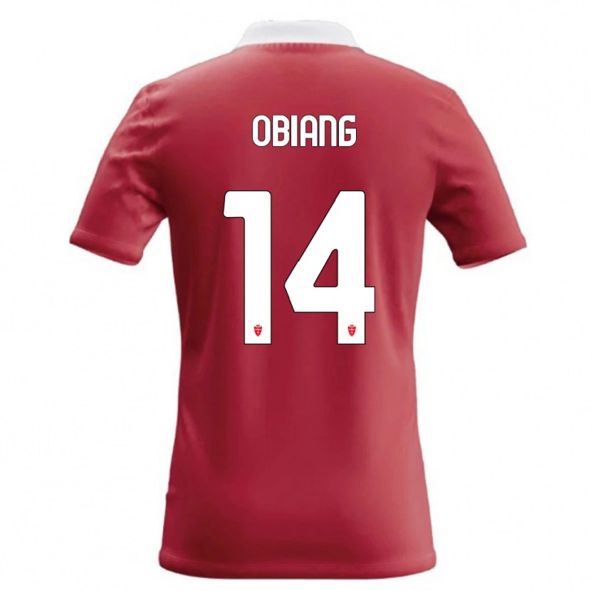 Danxen Mujer Camiseta Pedro Obiang #14 Rojo Blanco 1ª Equipación 2026/27 La Camisa México