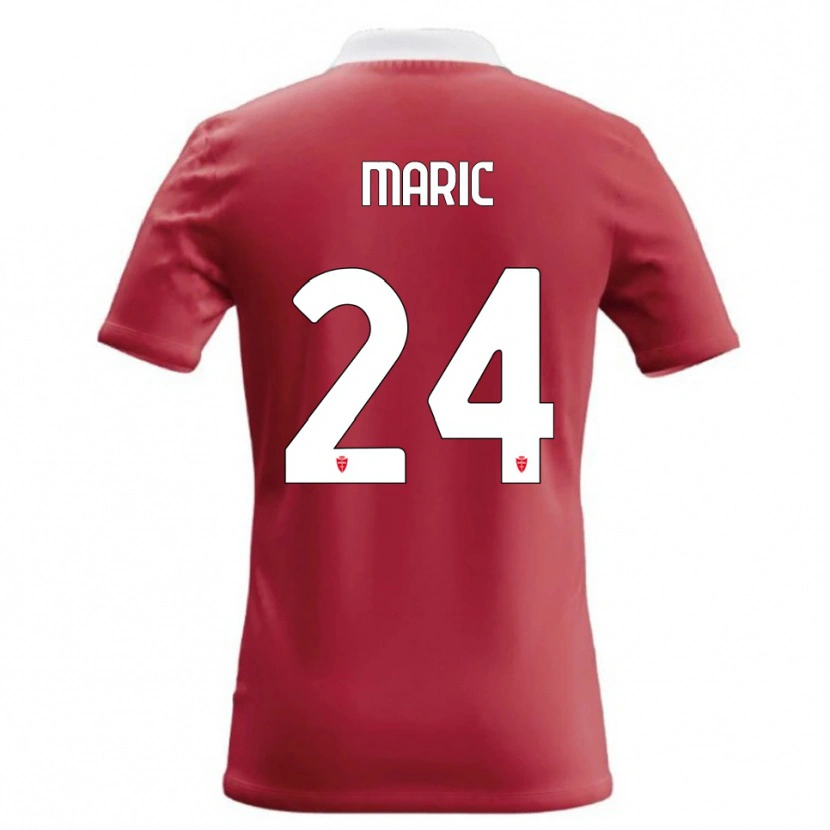 Danxen Mujer Camiseta Mirko Maric #24 Rojo Blanco 1ª Equipación 2026/27 La Camisa México
