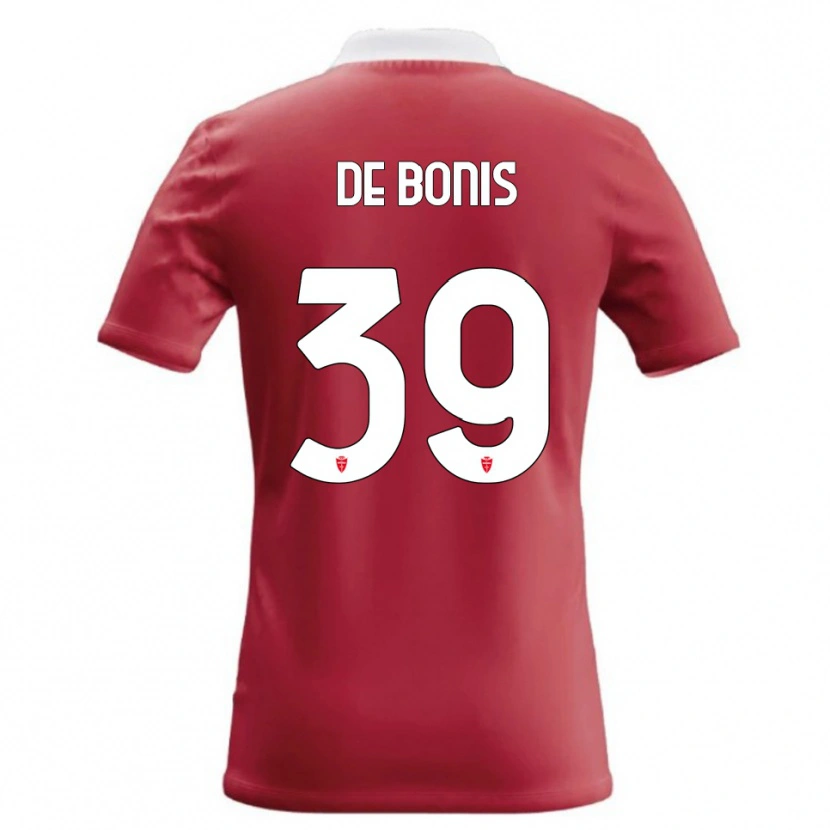 Danxen Mujer Camiseta Andrea De Bonis #39 Rojo Blanco 1ª Equipación 2026/27 La Camisa México