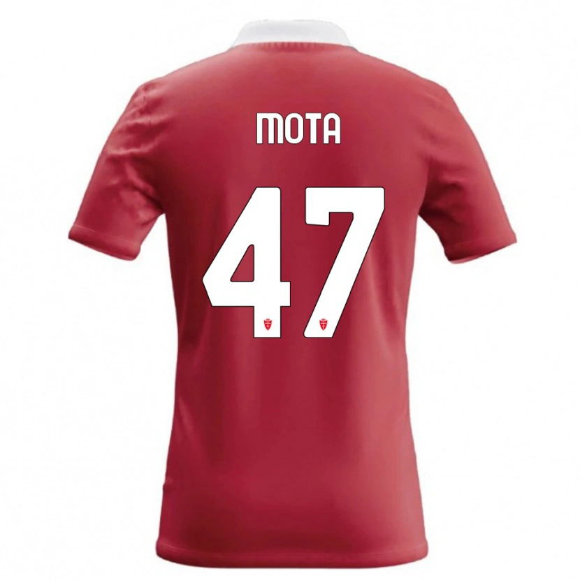 Danxen Mujer Camiseta Dany Mota #47 Rojo Blanco 1ª Equipación 2026/27 La Camisa México