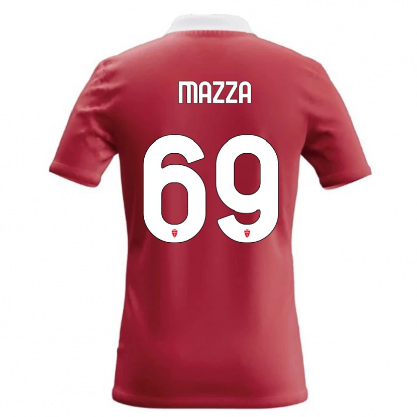 Danxen Mujer Camiseta Andrea Mazza #69 Rojo Blanco 1ª Equipación 2026/27 La Camisa México