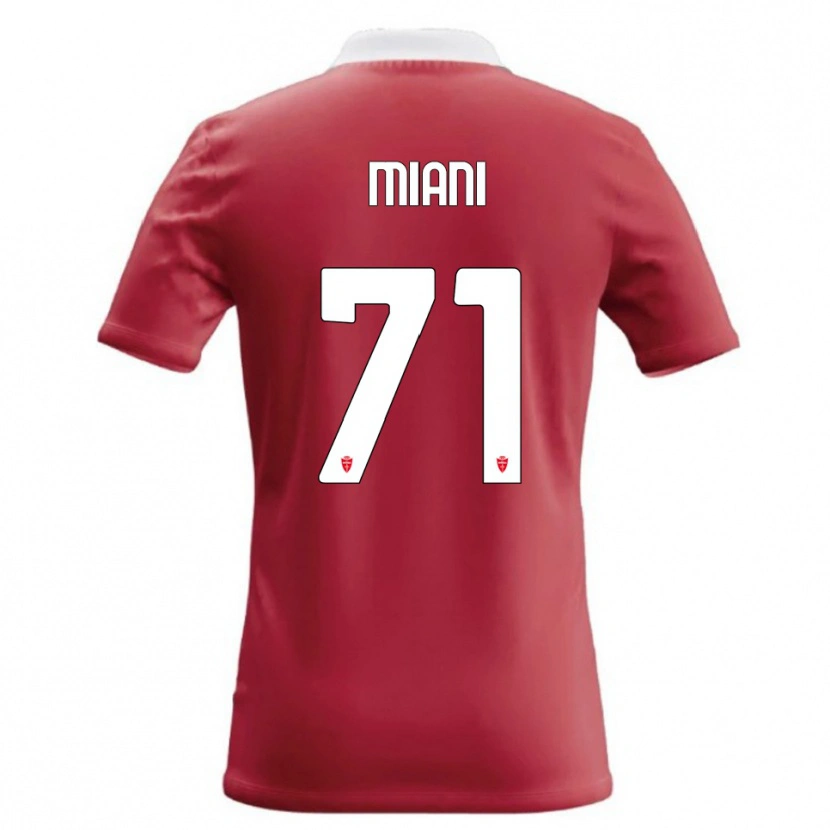Danxen Mujer Camiseta Arthur Miani #71 Rojo Blanco 1ª Equipación 2026/27 La Camisa México