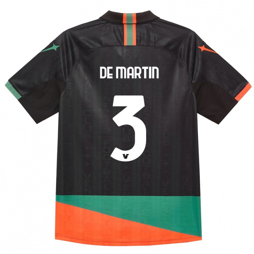 Danxen Mujer Camiseta Lorenzo De Martin #3 Negro Naranja Verde 1ª Equipación 2026/27 La Camisa México