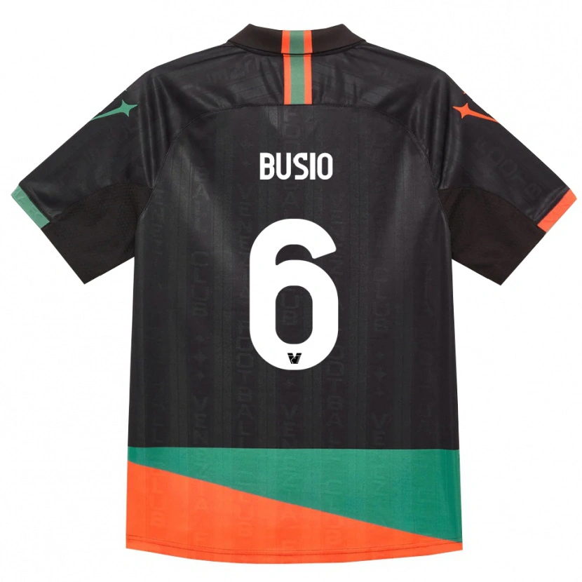 Danxen Mujer Camiseta Gianluca Busio #6 Negro Naranja Verde 1ª Equipación 2026/27 La Camisa México