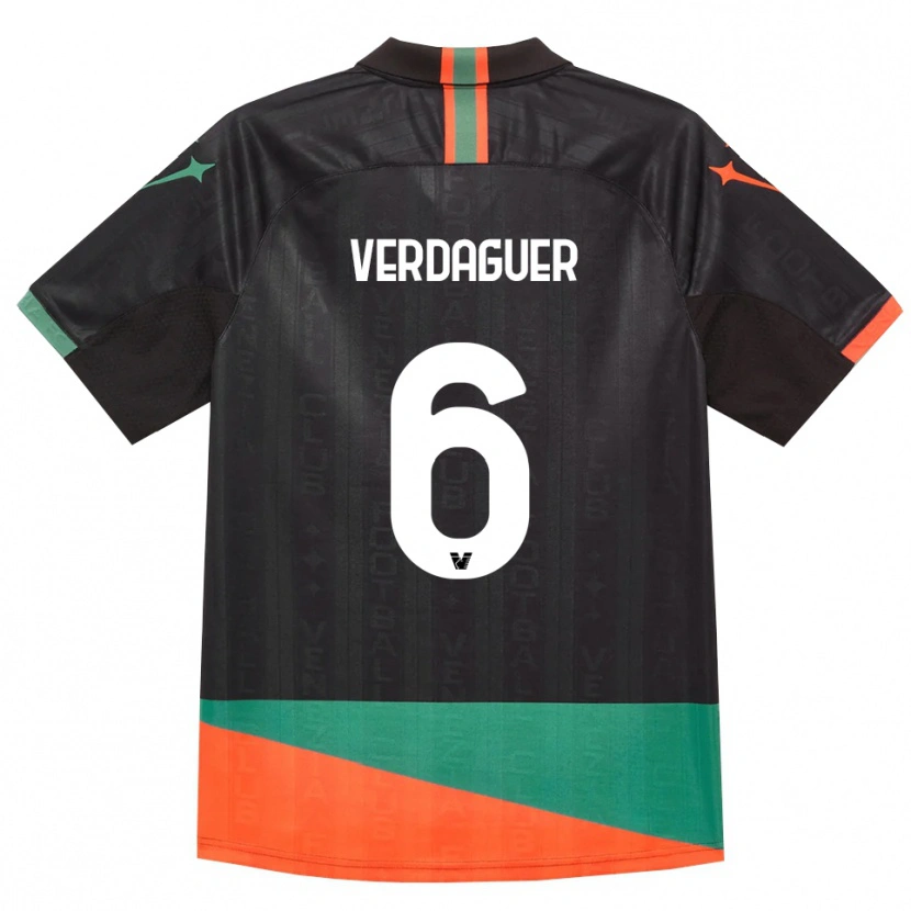 Danxen Mujer Camiseta Judith Verdaguer #6 Negro Naranja Verde 1ª Equipación 2026/27 La Camisa México