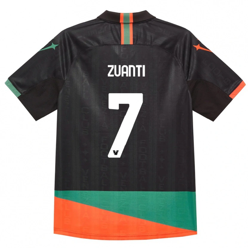 Danxen Mujer Camiseta Alice Zuanti #7 Negro Naranja Verde 1ª Equipación 2026/27 La Camisa México