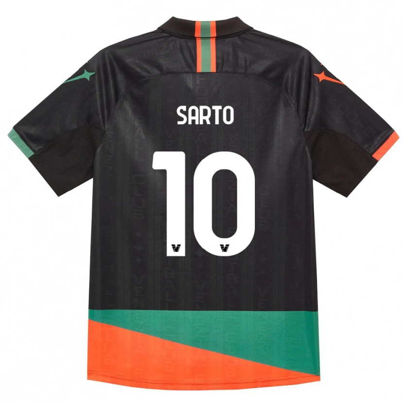 Danxen Mujer Camiseta Gabriel Sarto #10 Negro Naranja Verde 1ª Equipación 2026/27 La Camisa México