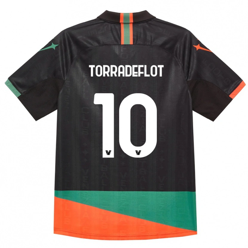 Danxen Mujer Camiseta Queral Torradeflot #10 Negro Naranja Verde 1ª Equipación 2026/27 La Camisa México