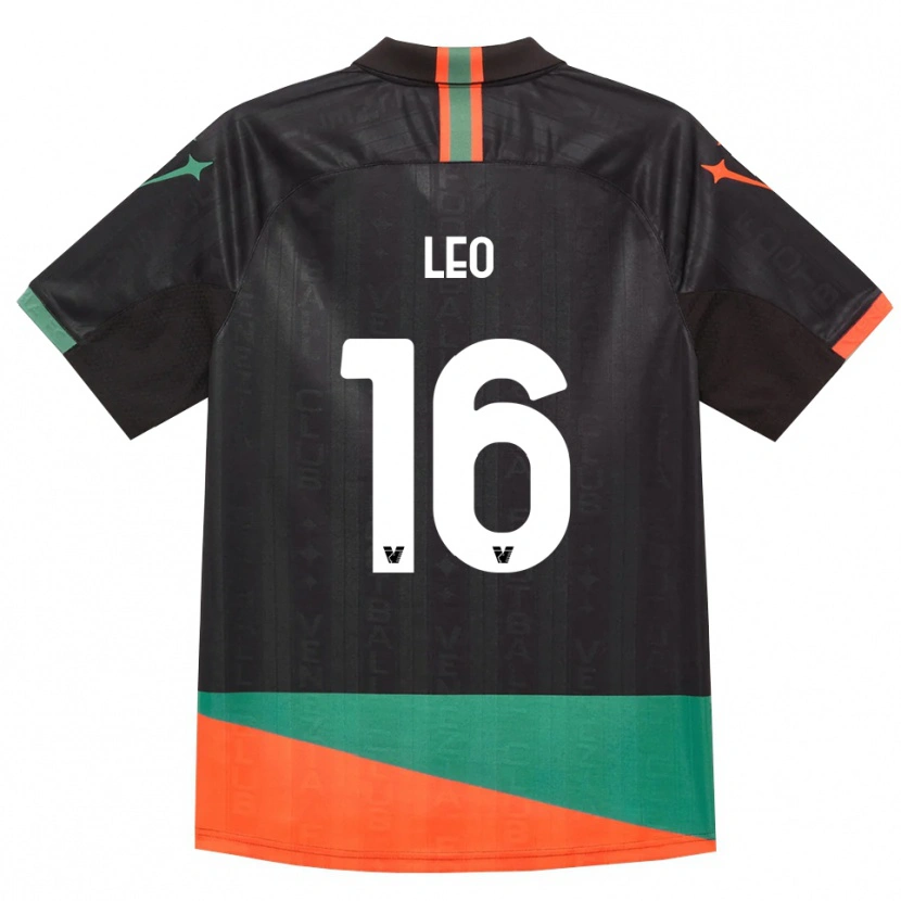 Danxen Mujer Camiseta Andrea Leo #16 Negro Naranja Verde 1ª Equipación 2026/27 La Camisa México