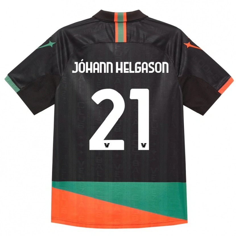 Danxen Mujer Camiseta Thórir Jóhann Helgason #21 Negro Naranja Verde 1ª Equipación 2026/27 La Camisa México