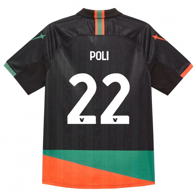 Danxen Mujer Camiseta Elena Poli #22 Negro Naranja Verde 1ª Equipación 2026/27 La Camisa México