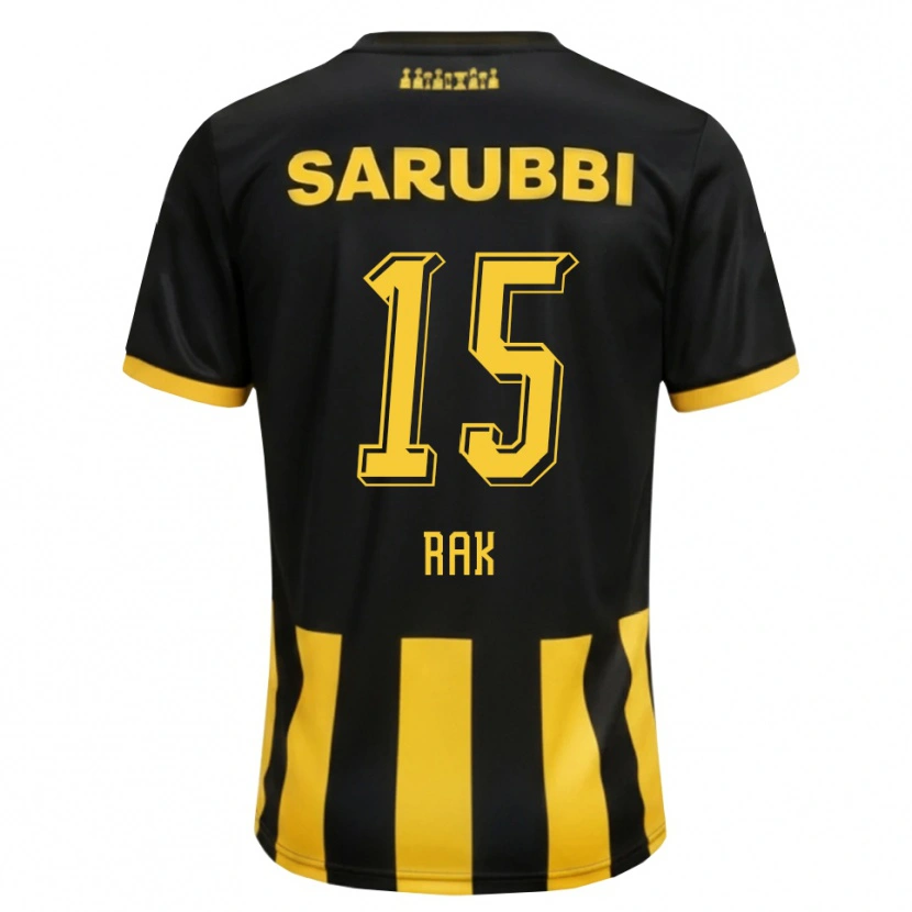 Danxen Mujer Camiseta Yonatthan Rak #15 Negro Amarillo 1ª Equipación 2026/27 La Camisa México