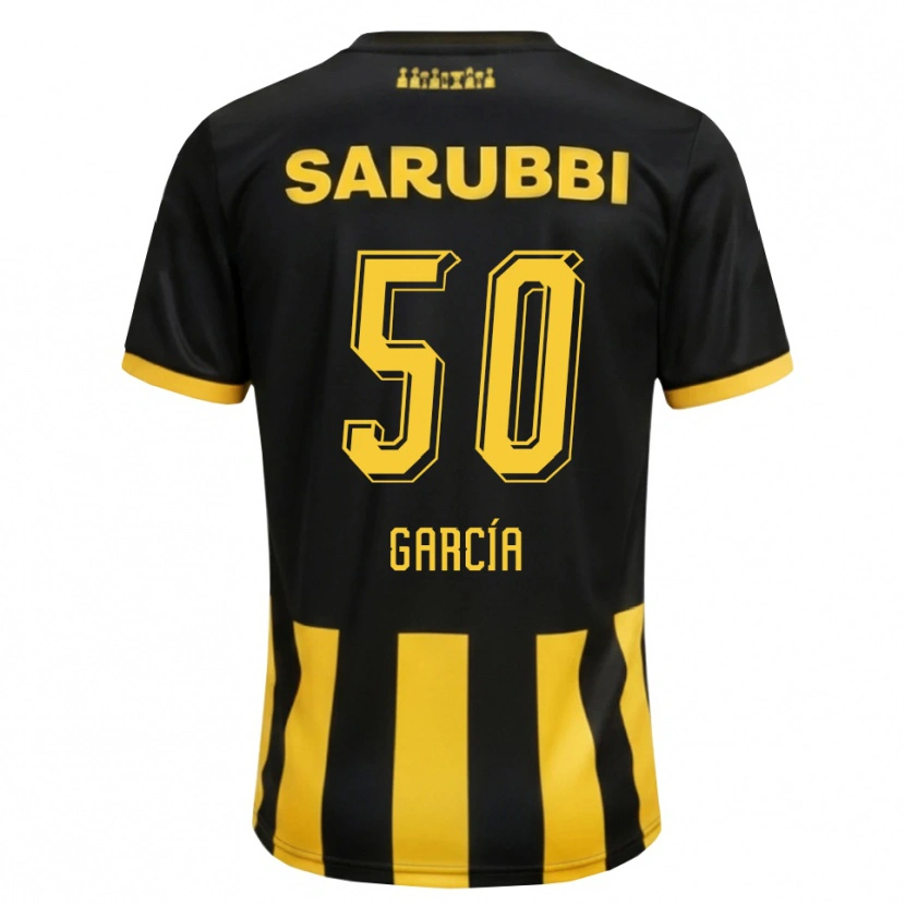 Danxen Mujer Camiseta Diego García #50 Negro Amarillo 1ª Equipación 2026/27 La Camisa México