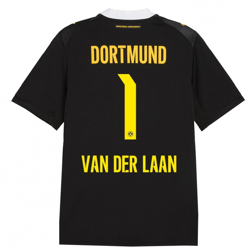 Danxen Mujer Camiseta Laura Van Der Laan #1 Negro Rojo Amarillo 2ª Equipación 2026/27 La Camisa México