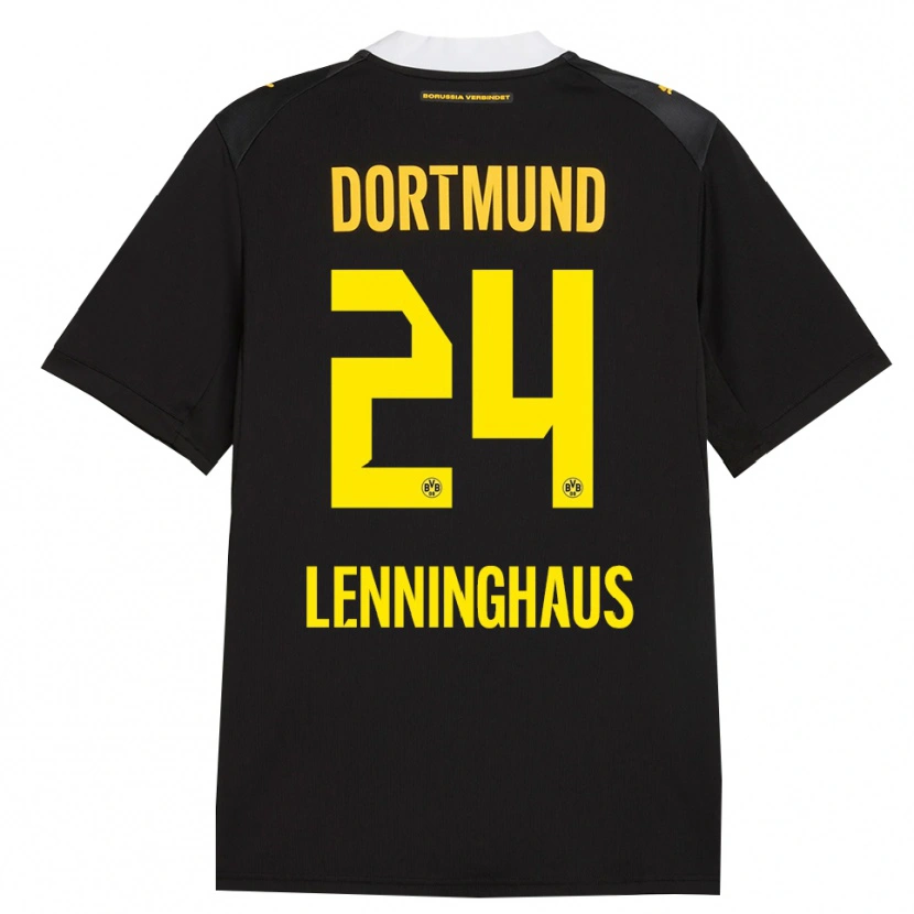 Danxen Mujer Camiseta Mika Lenninghaus #24 Negro Rojo Amarillo 2ª Equipación 2026/27 La Camisa México