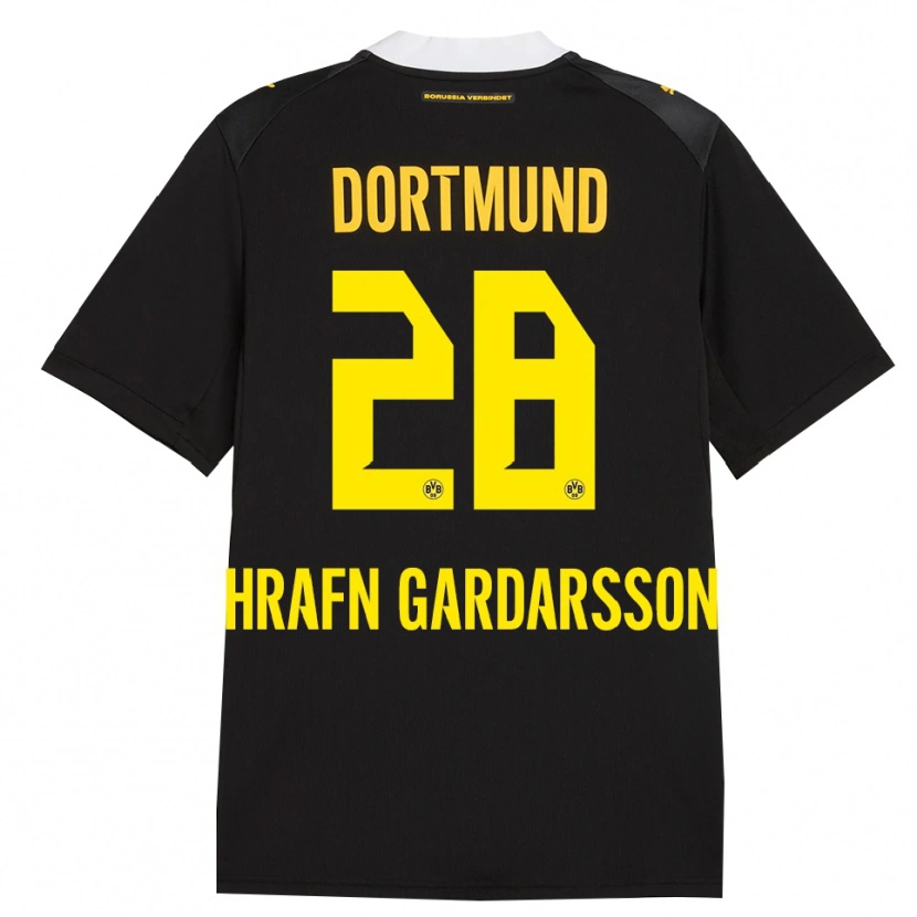 Danxen Mujer Camiseta Bjarki Hrafn Gardarsson #28 Negro Rojo Amarillo 2ª Equipación 2026/27 La Camisa México
