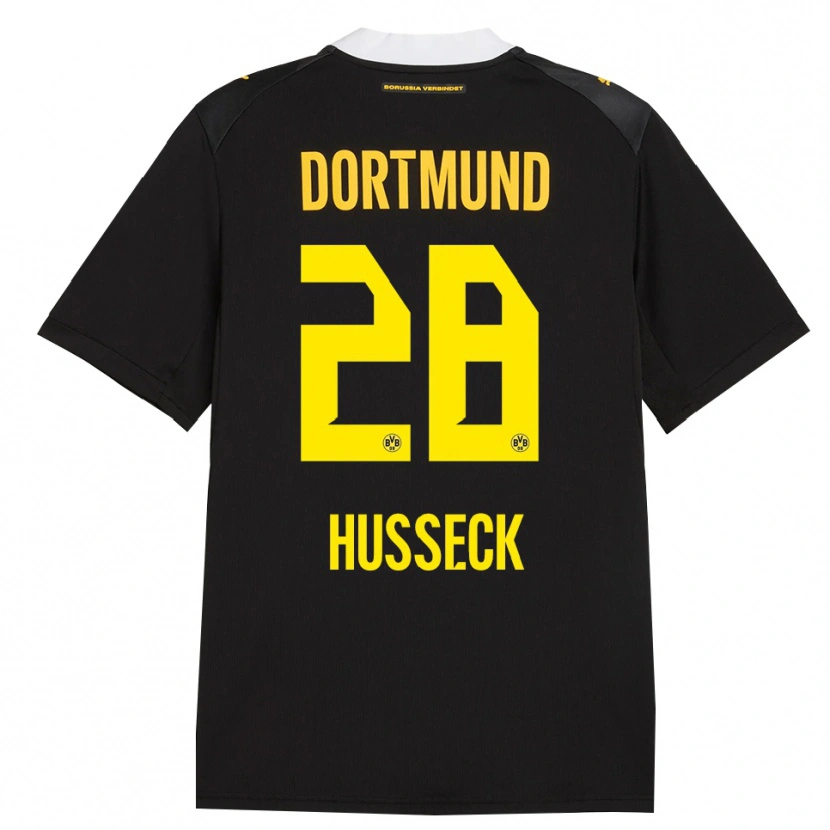 Danxen Mujer Camiseta Jonah Husseck #28 Negro Rojo Amarillo 2ª Equipación 2026/27 La Camisa México