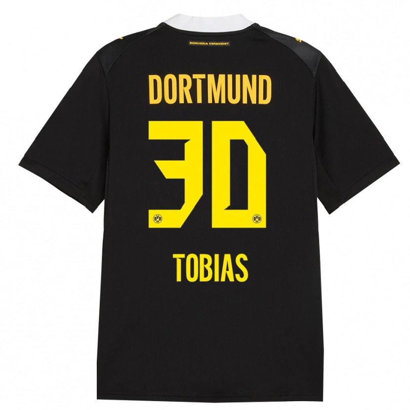 Danxen Mujer Camiseta Vogt Tobias #30 Negro Rojo Amarillo 2ª Equipación 2026/27 La Camisa México
