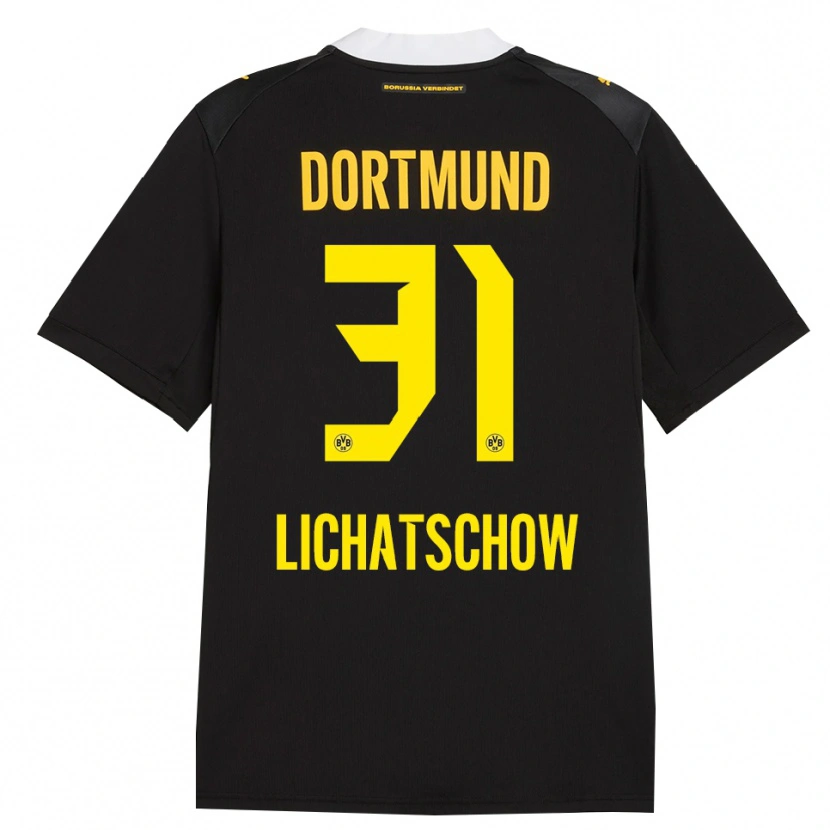 Danxen Mujer Camiseta Deniese Lichatschow #31 Negro Rojo Amarillo 2ª Equipación 2026/27 La Camisa México