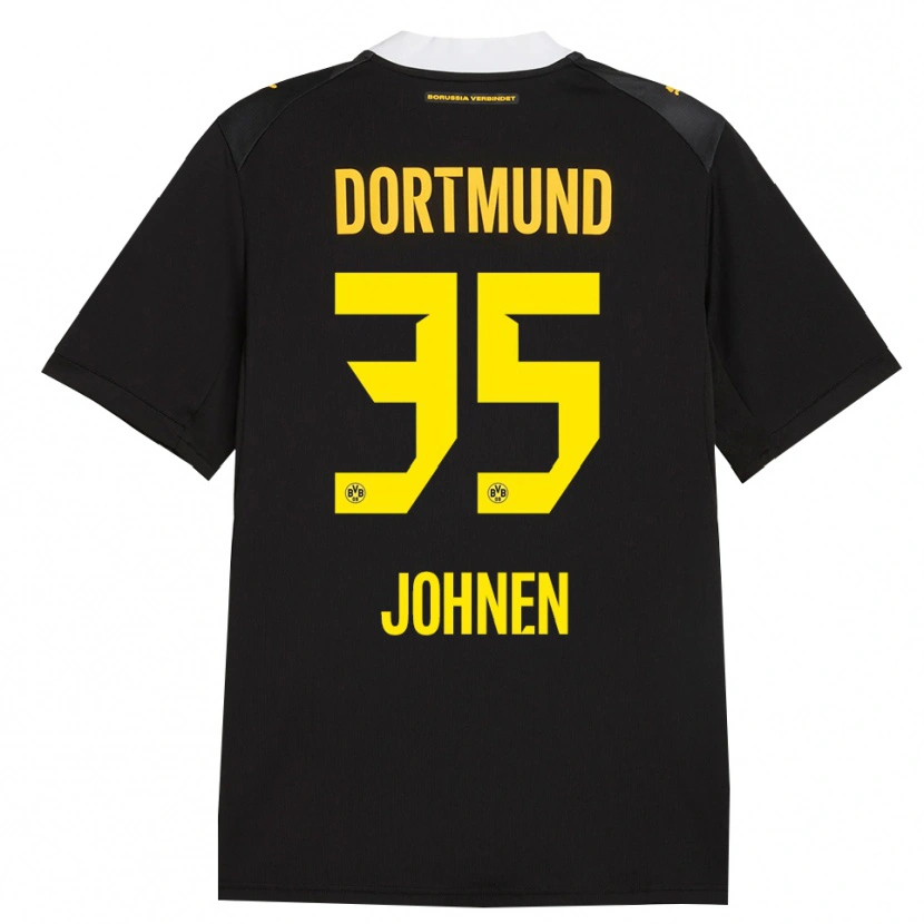 Danxen Mujer Camiseta Marcel Johnen #35 Negro Rojo Amarillo 2ª Equipación 2026/27 La Camisa México