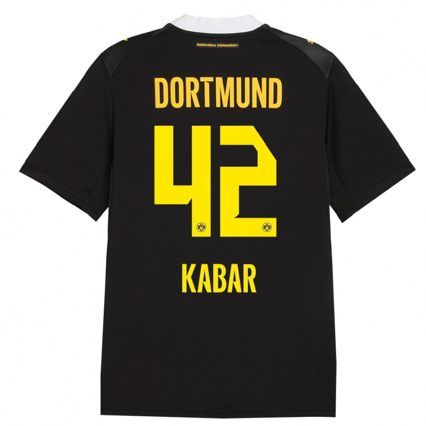 Danxen Mujer Camiseta Almugera Kabar #42 Negro Rojo Amarillo 2ª Equipación 2026/27 La Camisa México