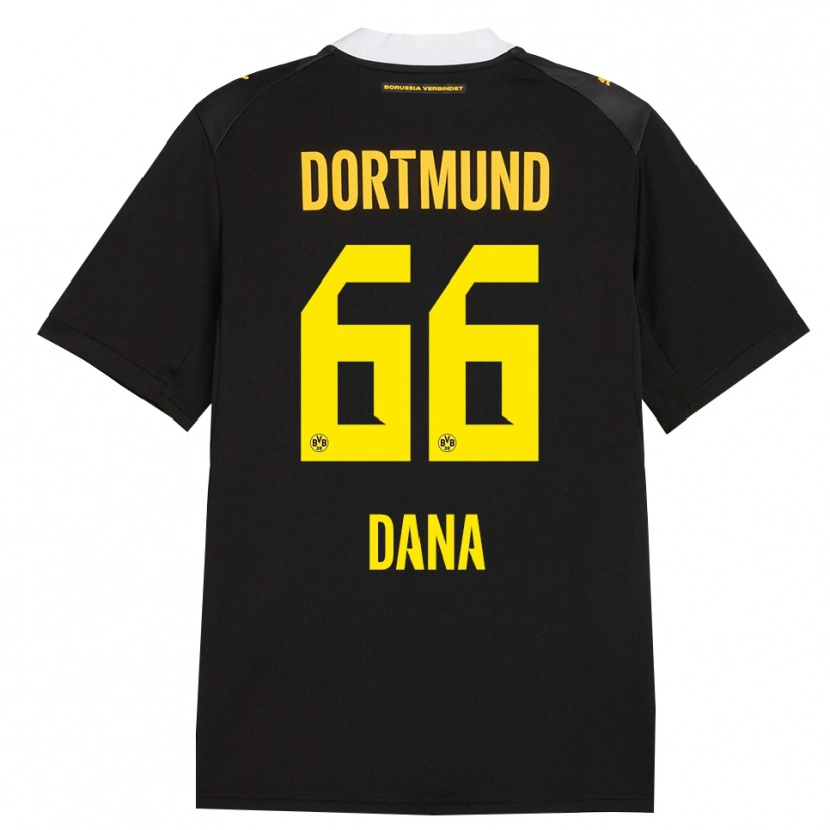 Danxen Mujer Camiseta Bleckmann Dana #66 Negro Rojo Amarillo 2ª Equipación 2026/27 La Camisa México
