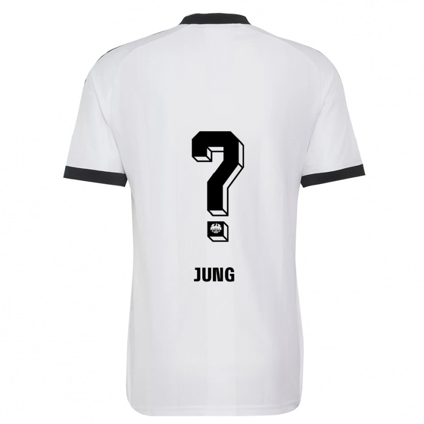 Danxen Mujer Camiseta Louis Jung #0 Blanco Negro 2ª Equipación 2026/27 La Camisa México