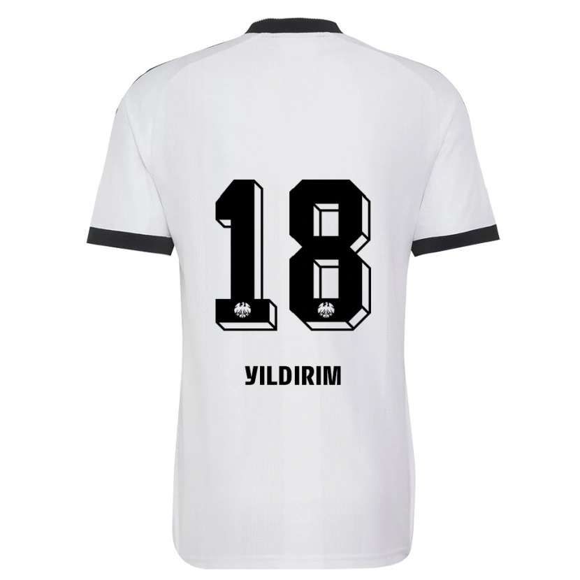 Danxen Mujer Camiseta Metehan Yildirim #18 Blanco Negro 2ª Equipación 2026/27 La Camisa México