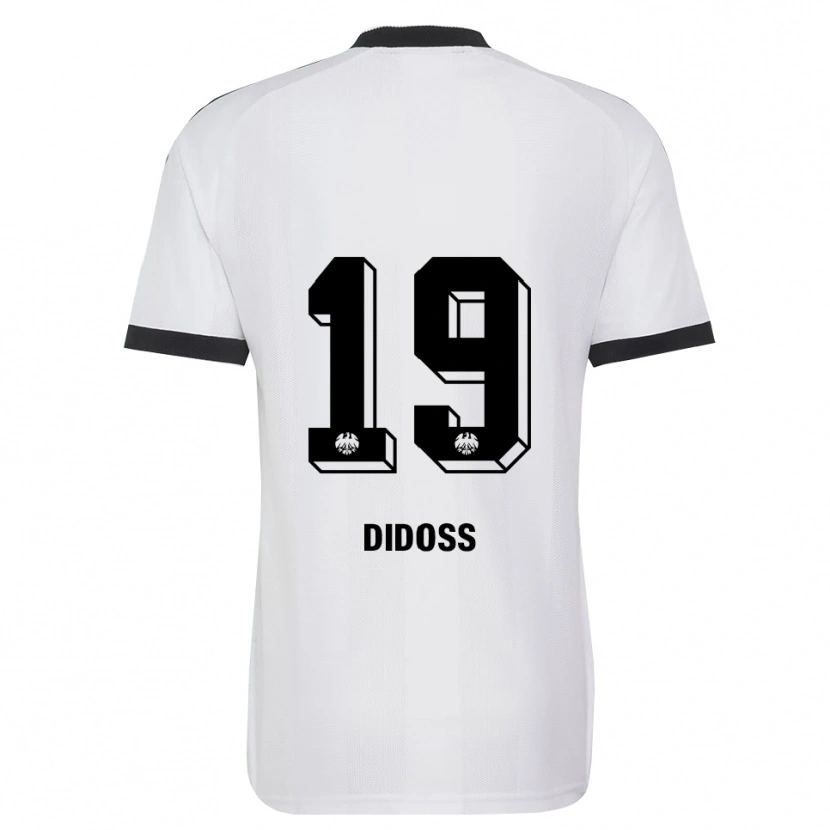 Danxen Mujer Camiseta George Didoss #19 Blanco Negro 2ª Equipación 2026/27 La Camisa México