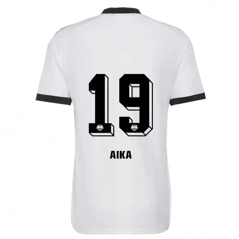 Danxen Mujer Camiseta Israel Aika #19 Blanco Negro 2ª Equipación 2026/27 La Camisa México