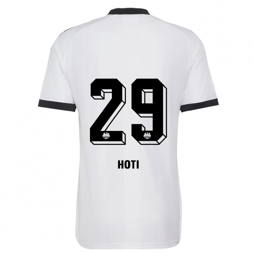 Danxen Mujer Camiseta Leart Hoti #29 Blanco Negro 2ª Equipación 2026/27 La Camisa México