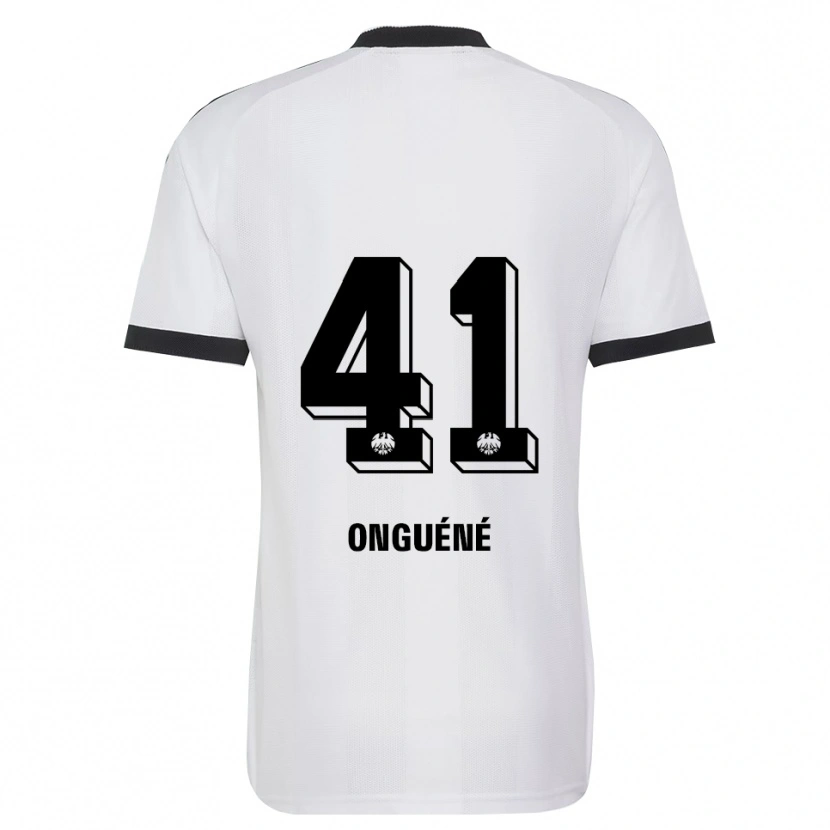 Danxen Mujer Camiseta Jérôme Onguéné #41 Blanco Negro 2ª Equipación 2026/27 La Camisa México