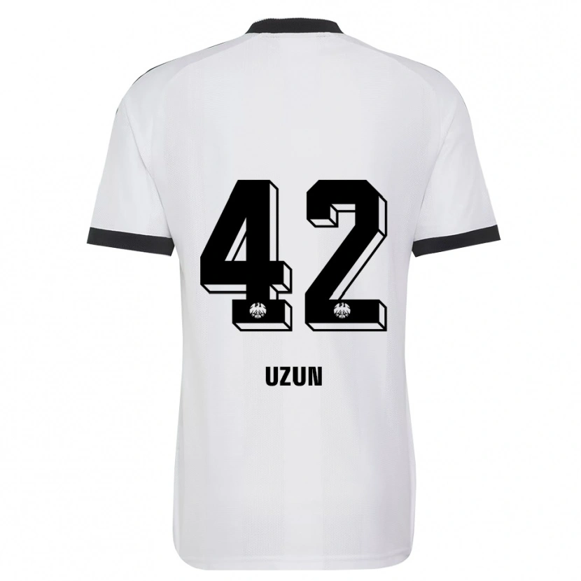 Danxen Mujer Camiseta Can Uzun #42 Blanco Negro 2ª Equipación 2026/27 La Camisa México