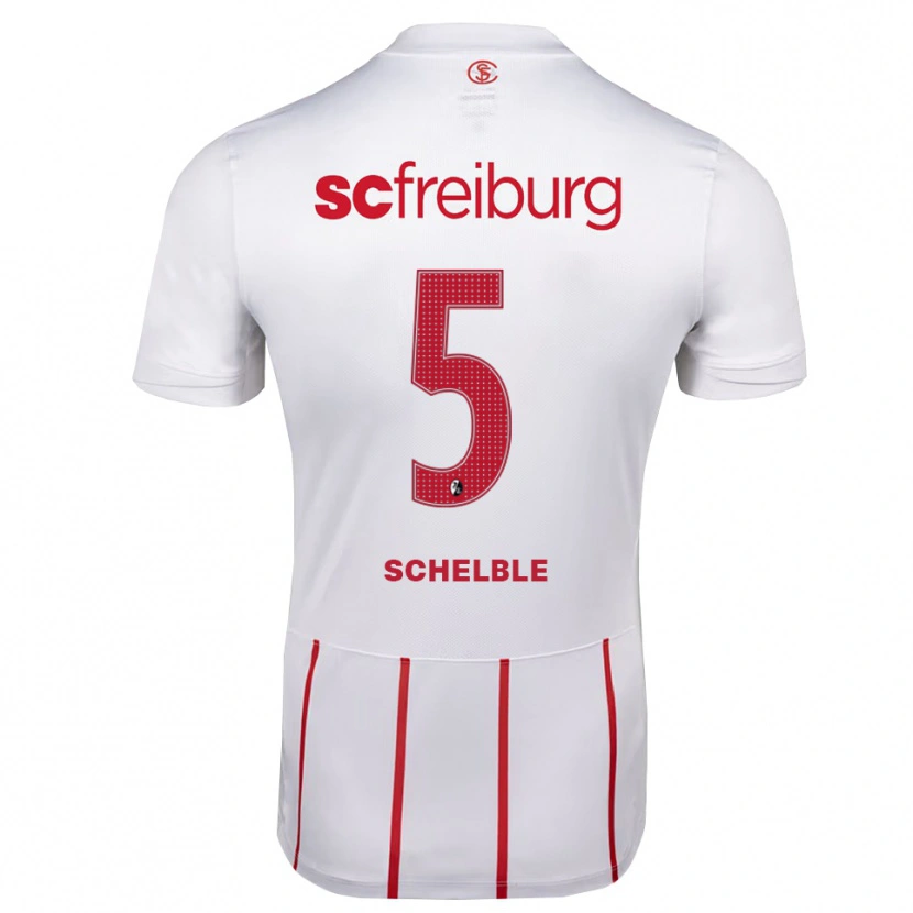 Danxen Mujer Camiseta Ricardo Schelble #5 Blanco Rojo Amarillo 2ª Equipación 2026/27 La Camisa México