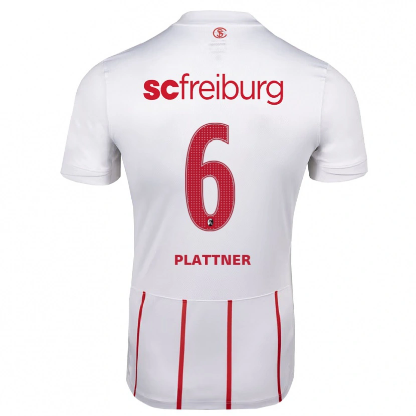 Danxen Mujer Camiseta Tim Plattner #6 Blanco Rojo Amarillo 2ª Equipación 2026/27 La Camisa México