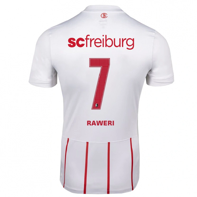 Danxen Mujer Camiseta Krish Raweri #7 Blanco Rojo Amarillo 2ª Equipación 2026/27 La Camisa México