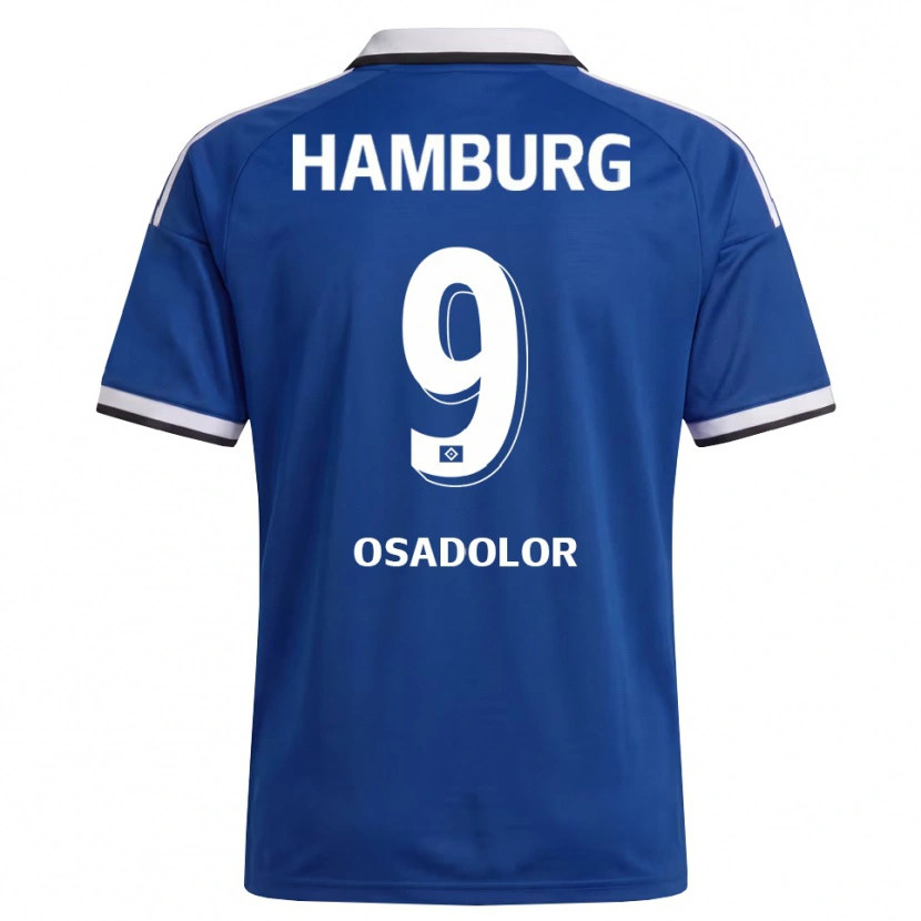 Danxen Mujer Camiseta Shadrack Osadolor #9 Blanco Azul 2ª Equipación 2026/27 La Camisa México