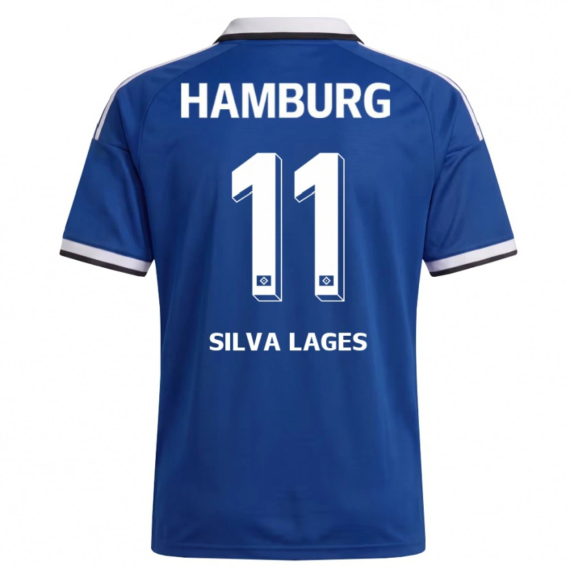Danxen Mujer Camiseta Martim Silva Lages #11 Blanco Azul 2ª Equipación 2026/27 La Camisa México