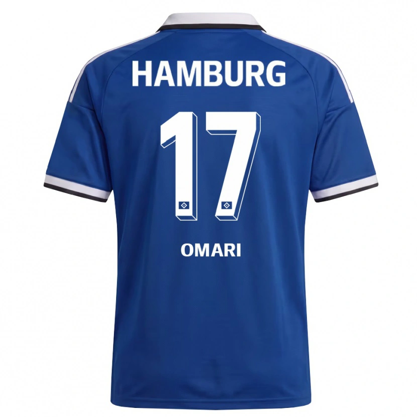 Danxen Mujer Camiseta Warmed Omari #17 Blanco Azul 2ª Equipación 2026/27 La Camisa México