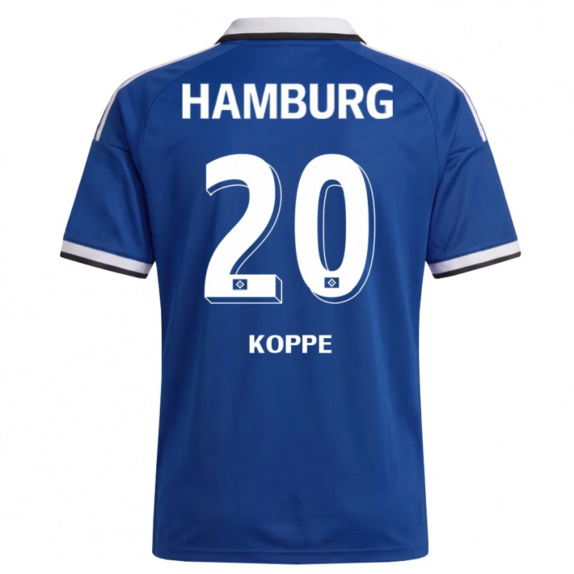Danxen Mujer Camiseta Katharina Köppe #20 Blanco Azul 2ª Equipación 2026/27 La Camisa México