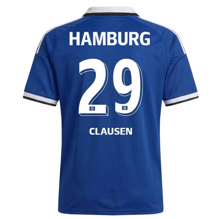 Danxen Mujer Camiseta Lina Clausen #29 Blanco Azul 2ª Equipación 2026/27 La Camisa México