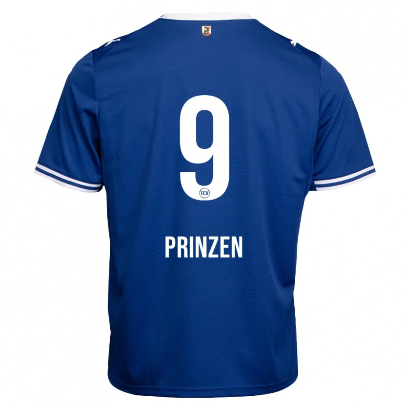 Danxen Mujer Camiseta Marlon Prinzen #9 Azul Real Blanco 2ª Equipación 2026/27 La Camisa México